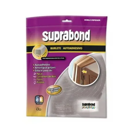 BURL.DE GOMA AUTOADH.BCO.PERFIL